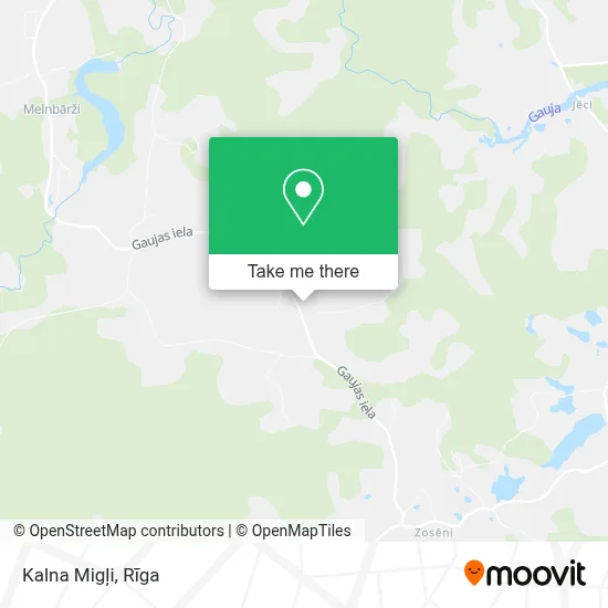 Kalna Migļi map