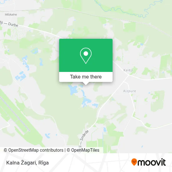 Kalna Žagari map