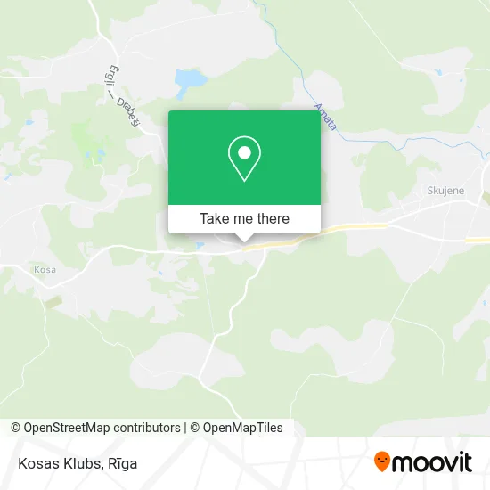 Kosas Klubs map