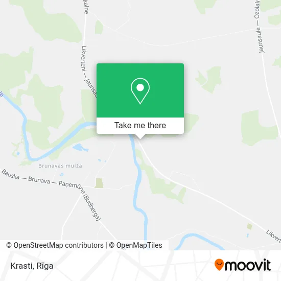 Krasti map