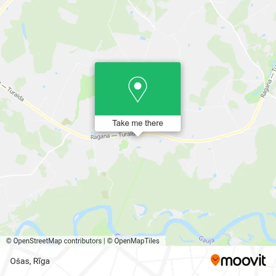 Ošas map