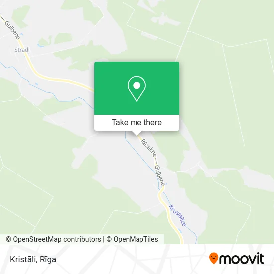 Kristāli map