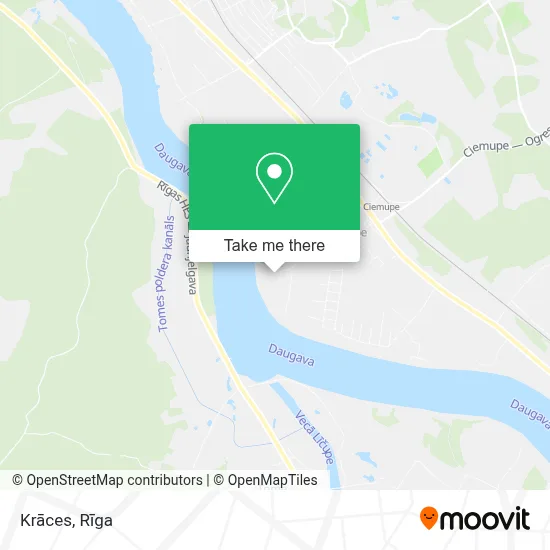 Krāces map