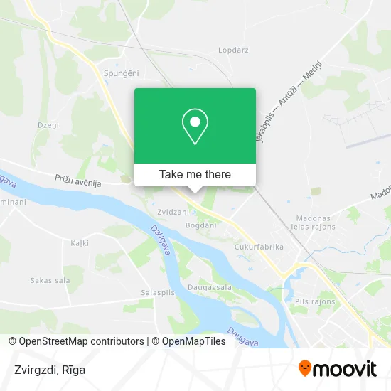 Zvirgzdi map