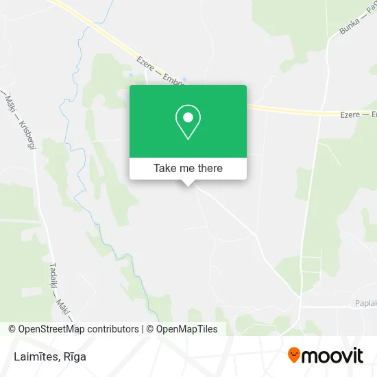 Laimītes map