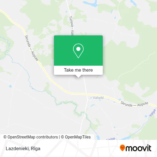 Lazdenieki map
