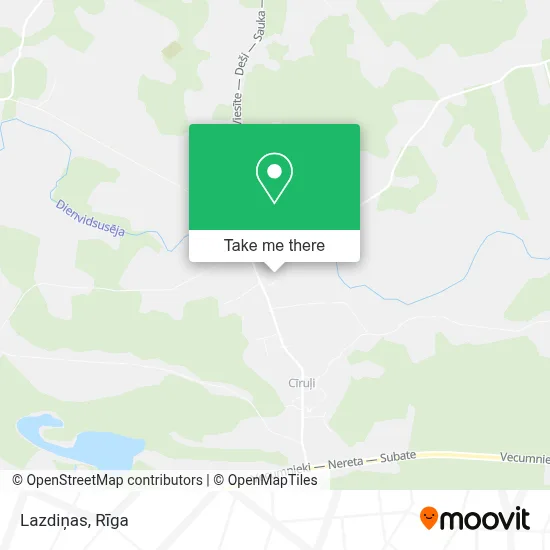 Lazdiņas map