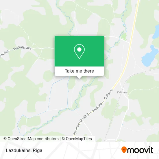 Lazdukalns map