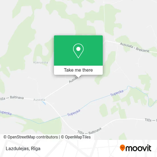 Lazdulejas map