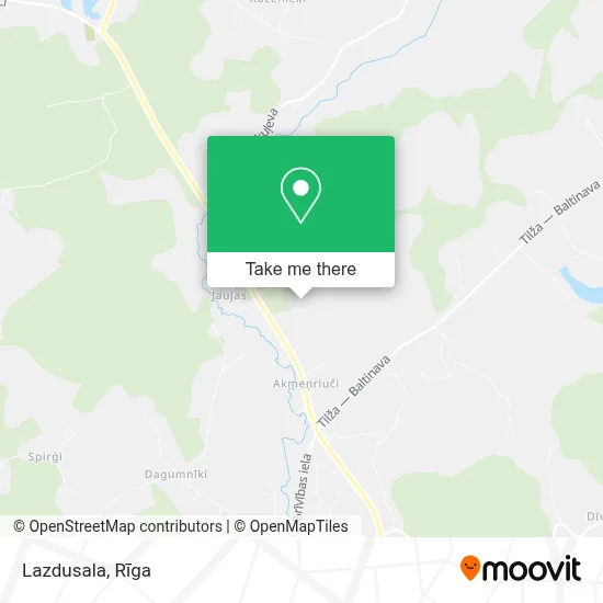 Lazdusala map
