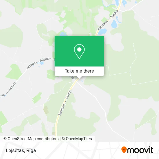 Lejsētas map