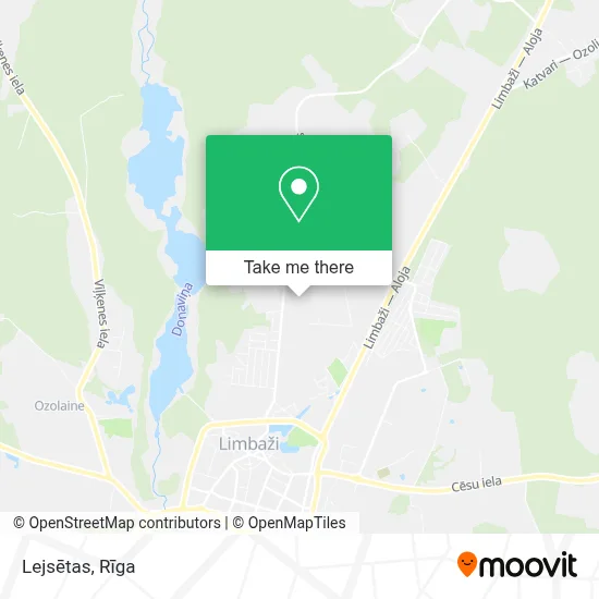 Lejsētas map