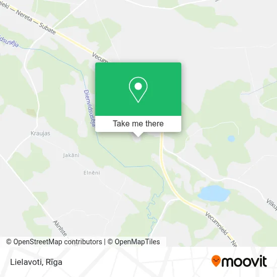 Lielavoti map