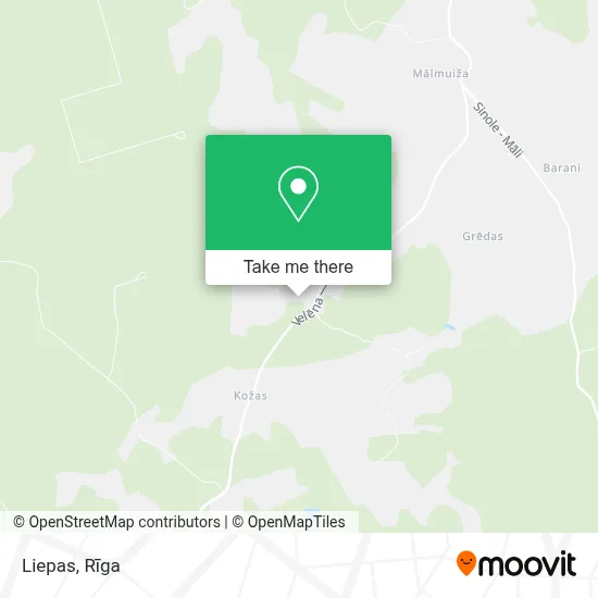 Liepas map