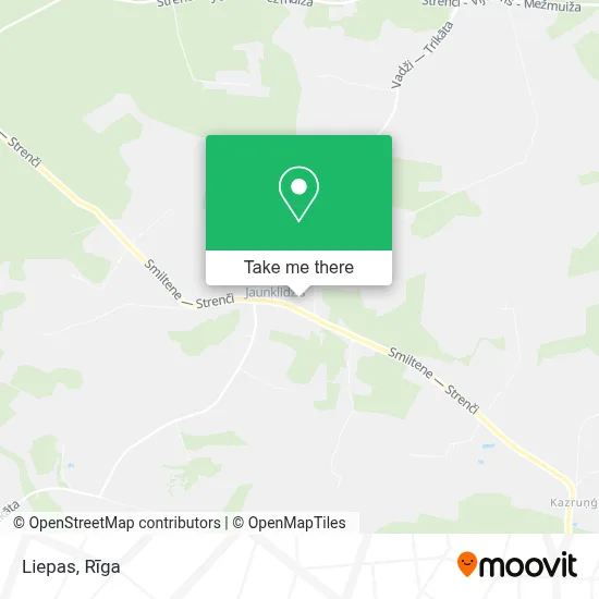 Liepas map