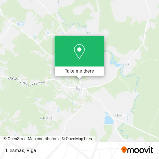 Liesmas map