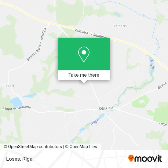 Loses map