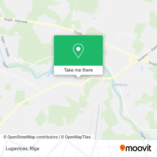 Lugaviņas map