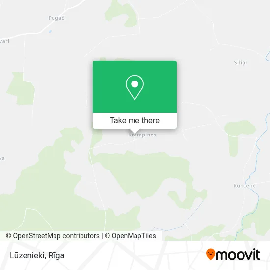 Lūzenieki map