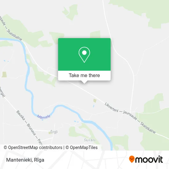 Mantenieki map