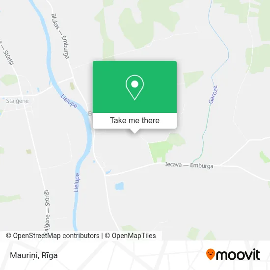 Mauriņi map