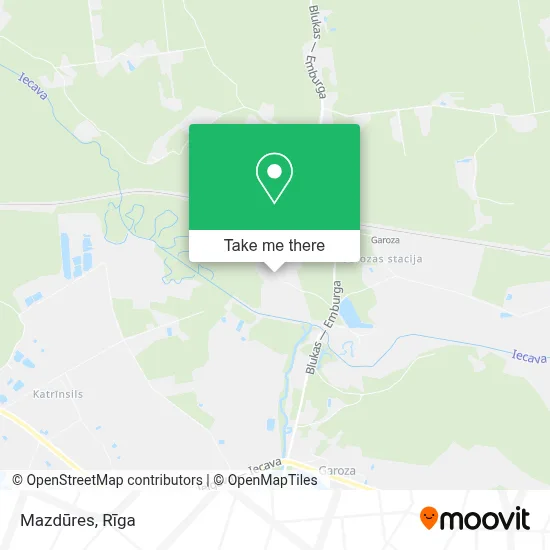 Mazdūres map