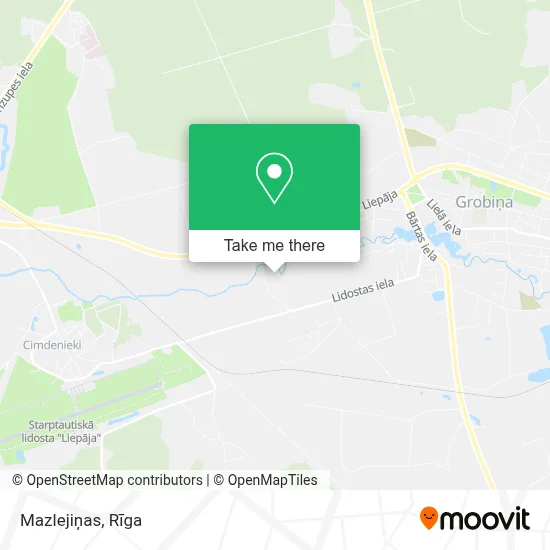 Mazlejiņas map