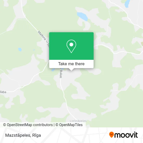 Mazstāpeles map