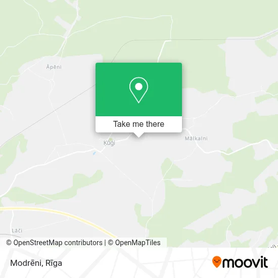 Modrēni map