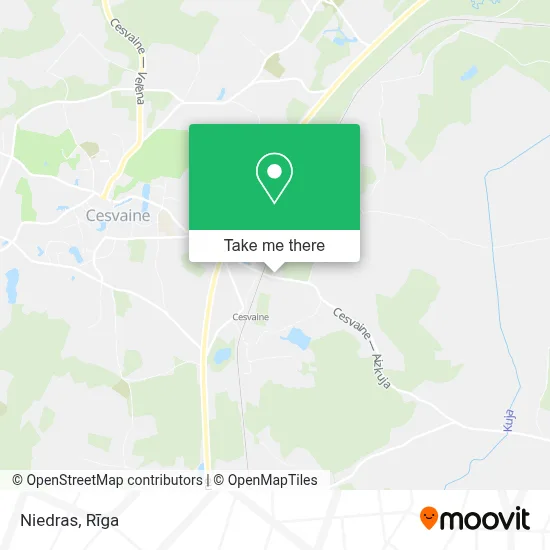 Niedras map