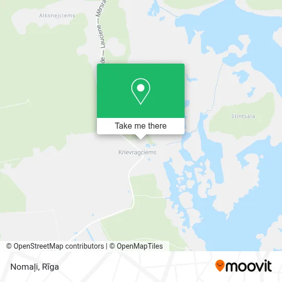 Nomaļi map