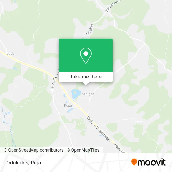Odukalns map