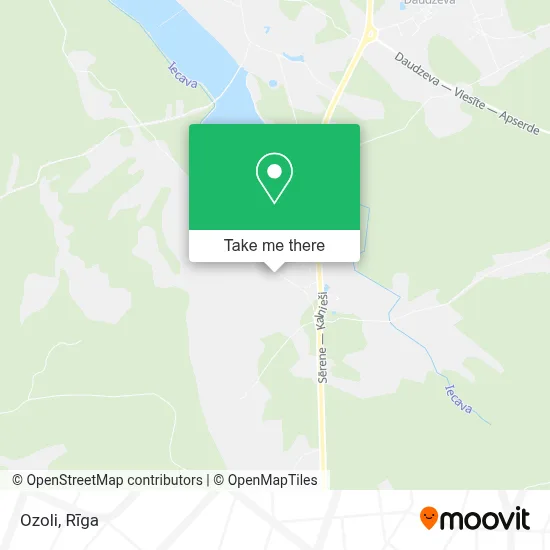 Ozoli map