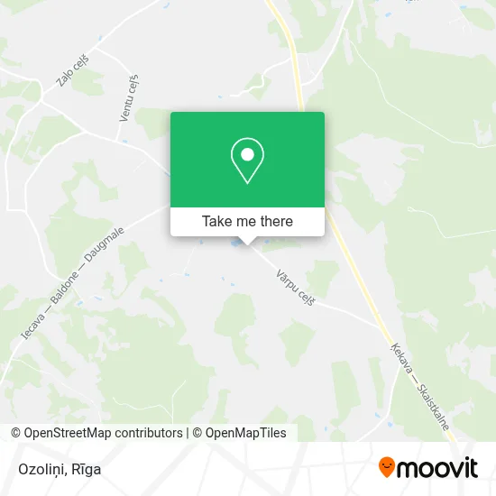 Ozoliņi map