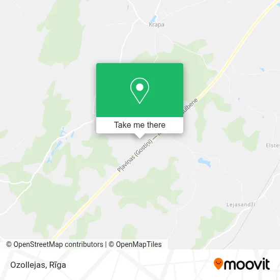 Ozollejas map