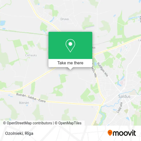 Ozolnieki map