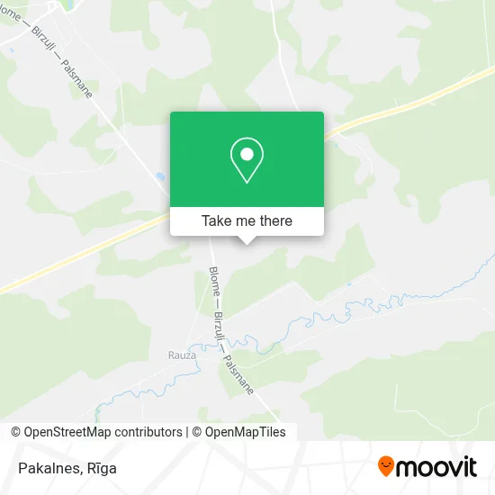 Pakalnes map