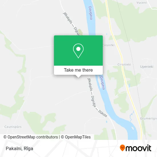 Pakalni map