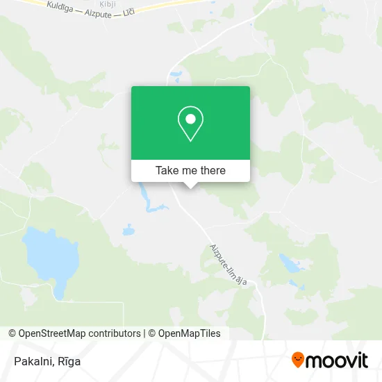 Pakalni map