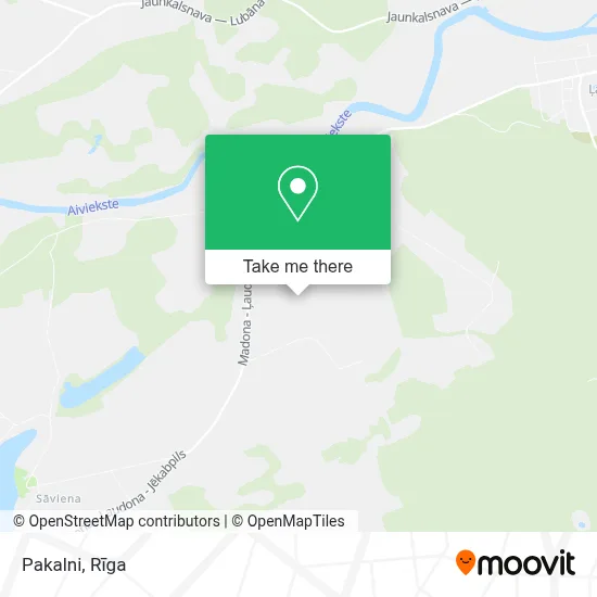Pakalni map