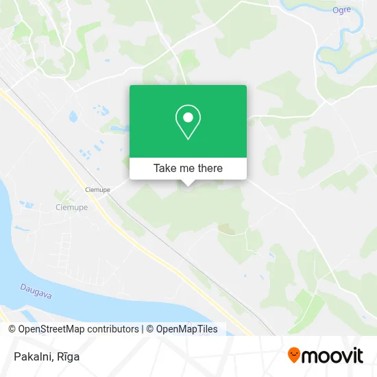 Pakalni map