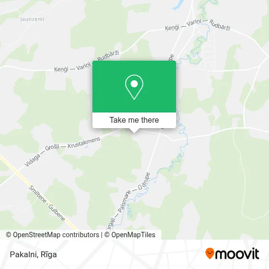 Pakalni map