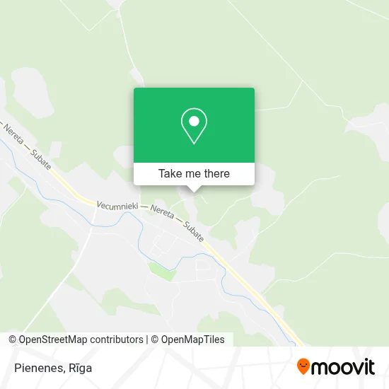 Pienenes map