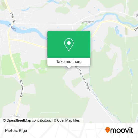 Pietes map