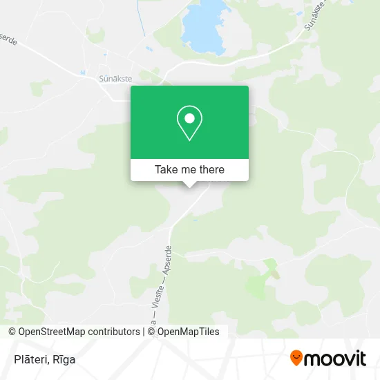 Plāteri map