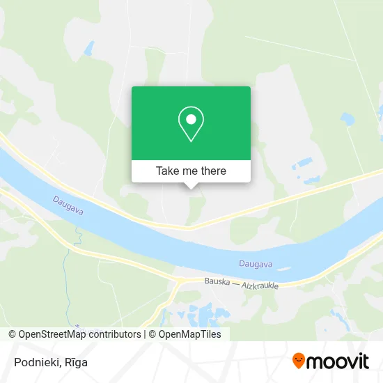 Podnieki map