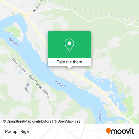Podupi map