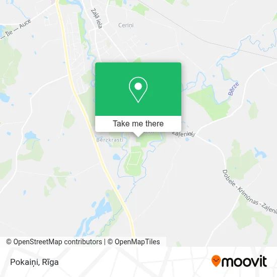 Pokaiņi map