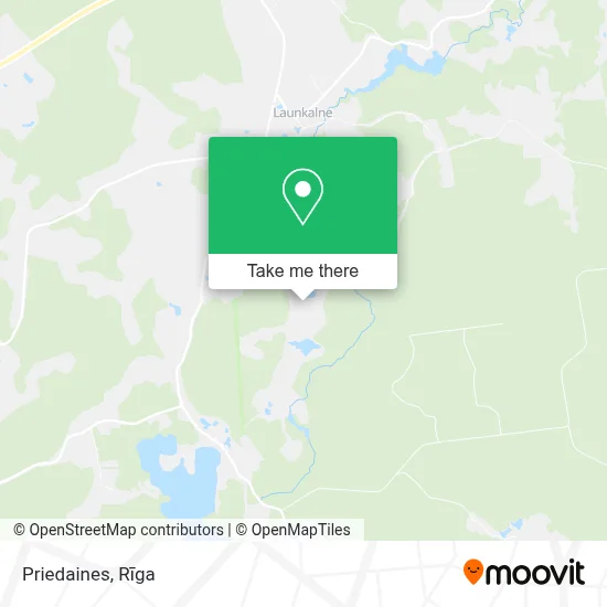 Priedaines map