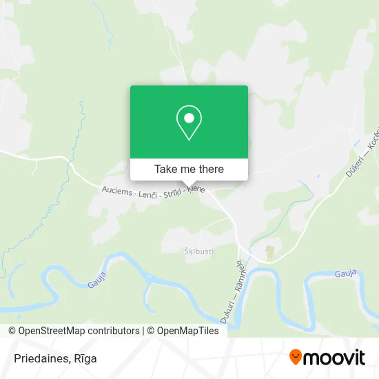 Priedaines map